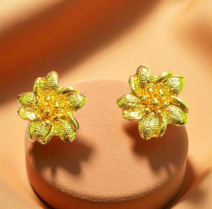 Gold Plated 1 Gram Earrings