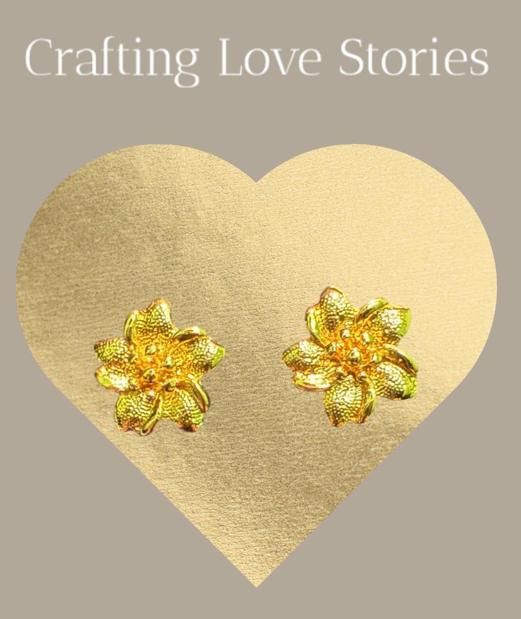 Gold Plated 1 Gram Earrings