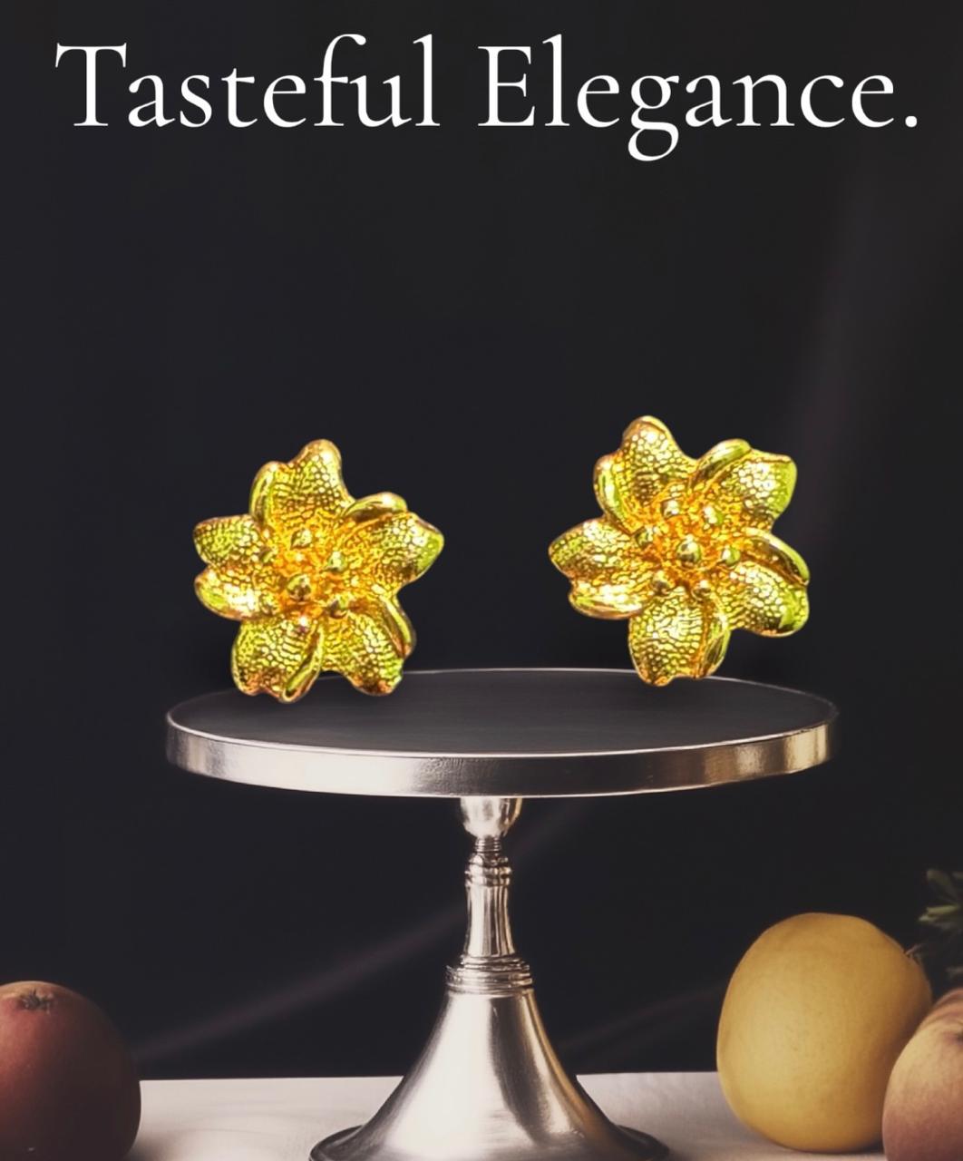 Gold Plated 1 Gram Earrings