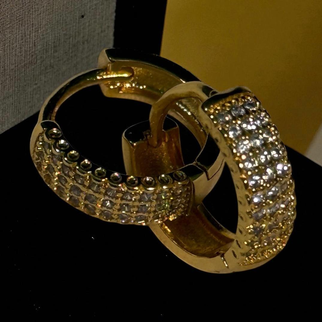 Gold Plated 1 Gram Earrings